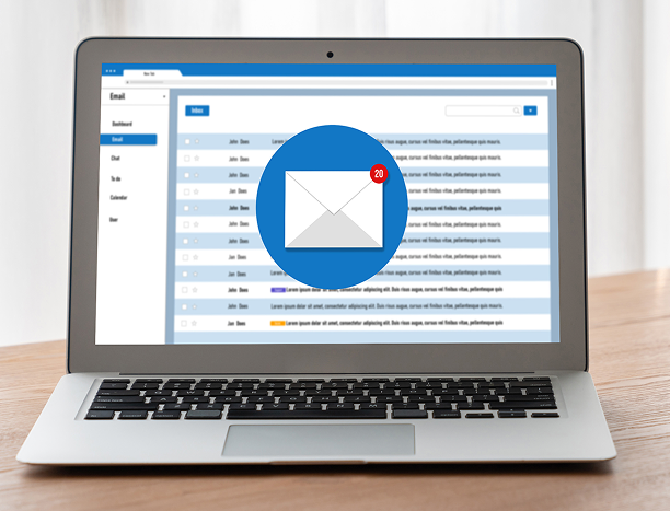 email-notification-message-showing-computer-screen-snugly